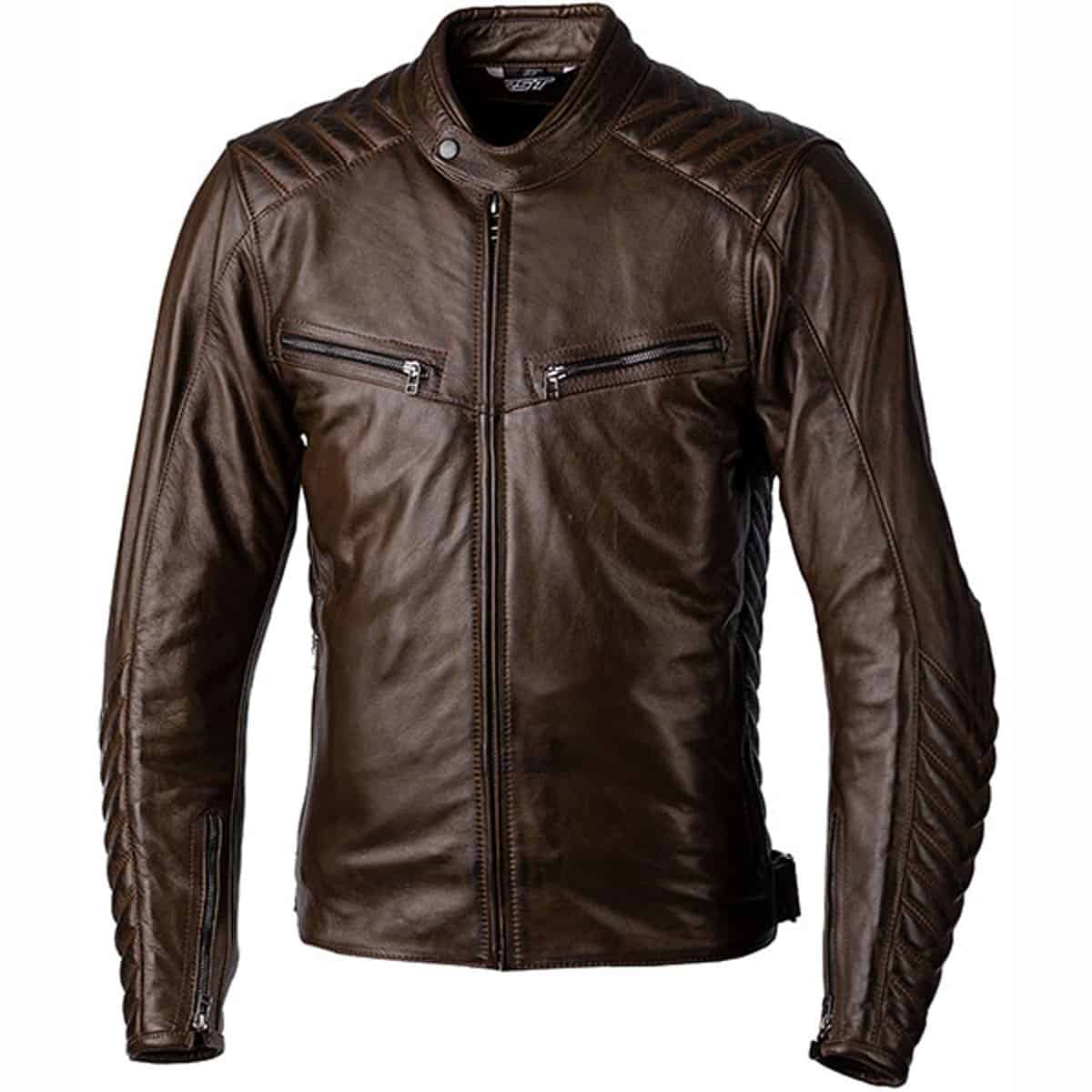 RST Roadster 3 Leather Jacket CE - Brown – GetGeared.co.uk